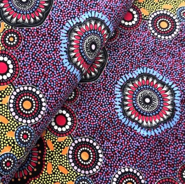 MEETING PLACES Aborigines Stoff aus Australien